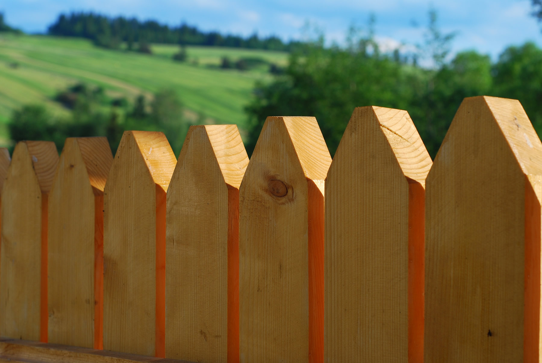 Garden fencing building project